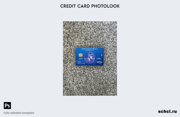 цифровая загрузка США Springside Mortgage Bank AMEX бизнес карта с фотоизображен